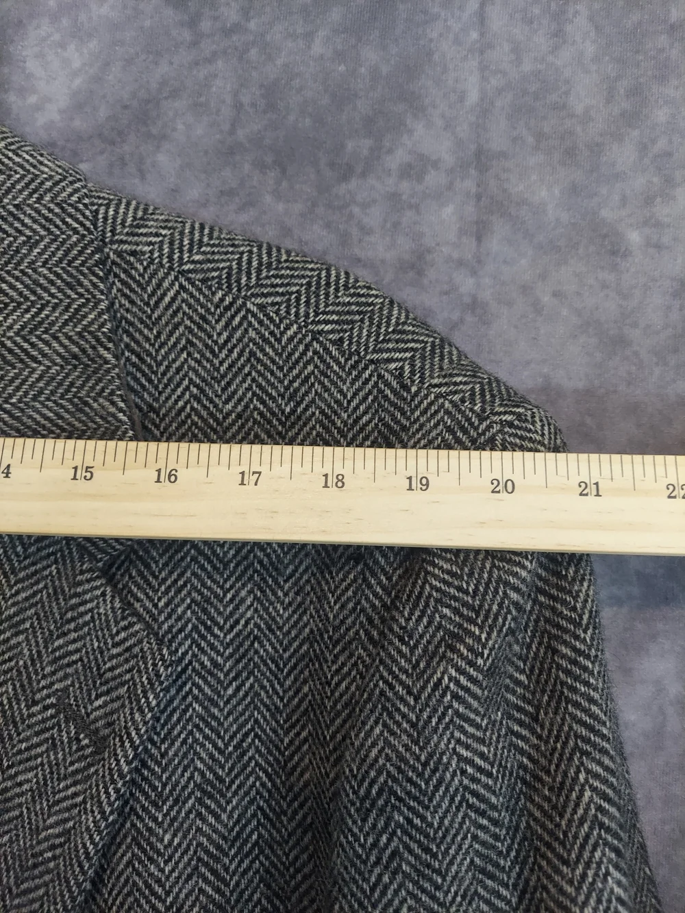 Vintage Ira Travers Wool Tweed Blazer Herringbone Distressed Flawed Sport Coat